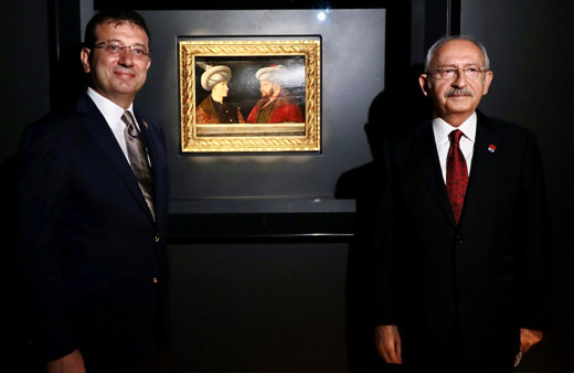 Kemal Kılıçdaroğlu Fatih Sultan Mehmet'in portresinin ön gösterimine katıldı