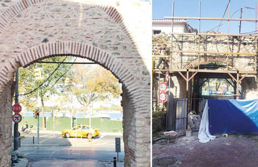 İstanbul Büyükşehir Belediyesi'nden Cibalikapı'da restorasyon rezaleti!