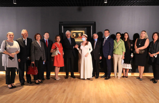 Fatih'in tablosu Osmanlı Hanedanı fertleriyle buluştu