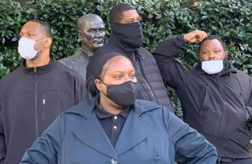 Washington'daki Atatürk büstünü Ermeni saldırılarına karşı ABD'liler korudu