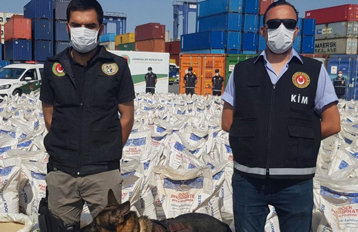 Kolombiya'dan İstanbul'a gelen gemide 228 kilo kokain ele geçirildi