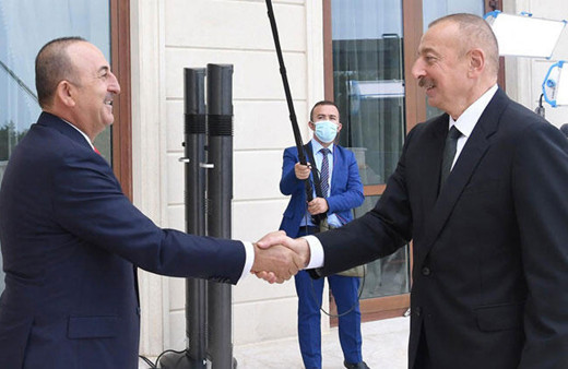 Bakan Çavuşoğlu, İlham Aliyev ile görüştü! Dağlık Karabağ gündemin en önemli maddesi