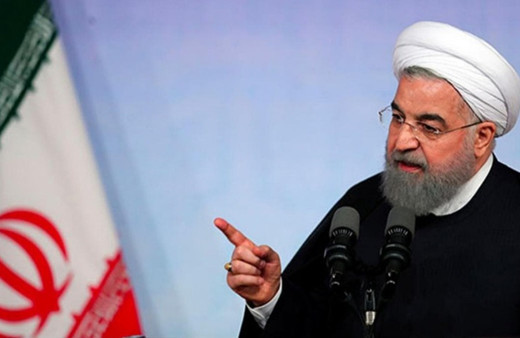 Ruhani'den ABD yaptırımlarına ilişkin açıklama! Teslim olmaya mecbur bırakacağız