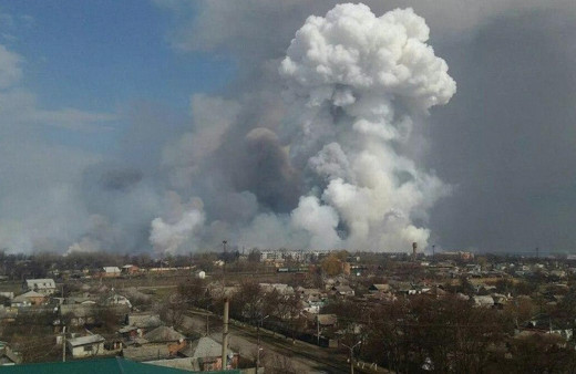 Rusya'da mühimmat deposunda patlama