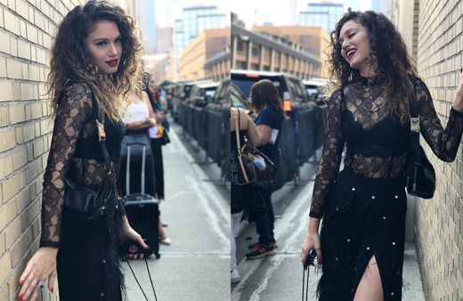 Atiye dizisinin yıldızı Melisa Şenolsun makyajsız yakalandı koşar adım uzaklaştı