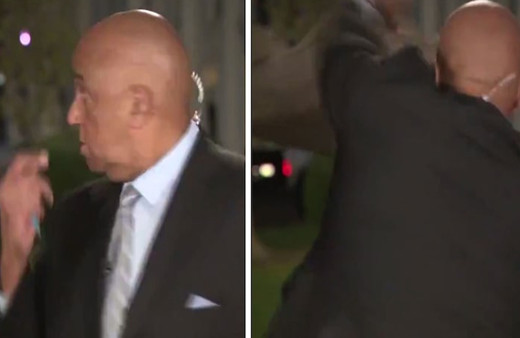 CNN muhabiri neye uğradığını şaşırdı! Önce bağırdı sonra kutuyu attı