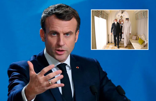 Macron 'Türkiye çökecekti para verdin kurtuldu' dedi Katar Emiri bakın ne cevap verdi!