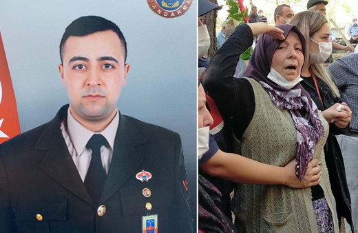 Trabzon'da kazada hayatını kaybeden uzman çavuş Çorum'da ebediyete uğurlandı