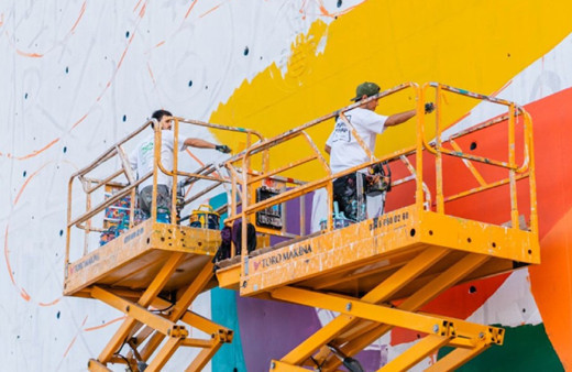 İBB'nin, "Dikey bahçe yerine grafiti" çalışması tartışma başlattı