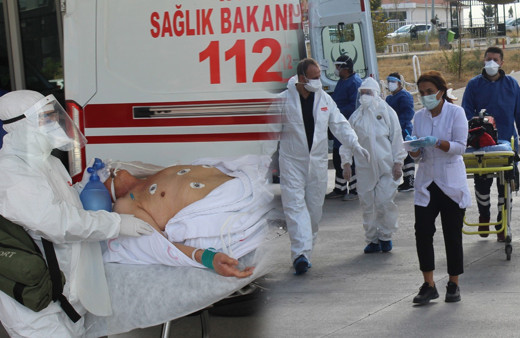 Ankara'da sıcak dakikalar! Hastalar peş peşe götürüldü