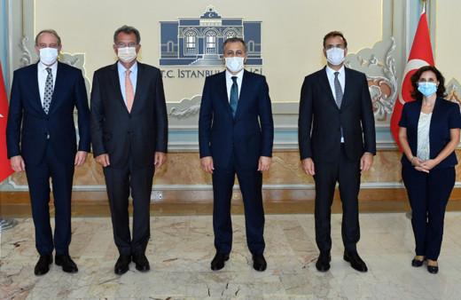 İstanbul Valisi Ali Yerlikaya ile TÜSİAD yetkililerinin koronavirüs toplantısı