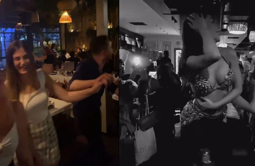 Şişli'de dansözlü korona eğlencesi yapıp sosyal medyada paylaştılar