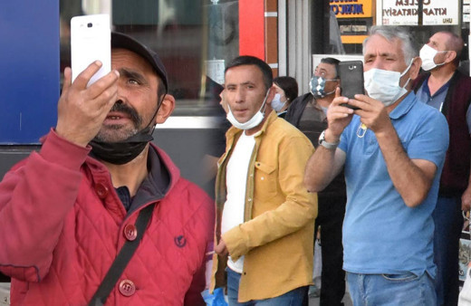 Sivas'ta olayı gören koştu cep telefonuna sarıldı