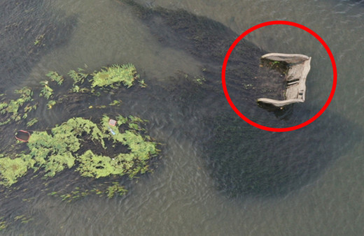 Edirne'de tepki çeken görüntü! Sular çekilince ortaya çıktı