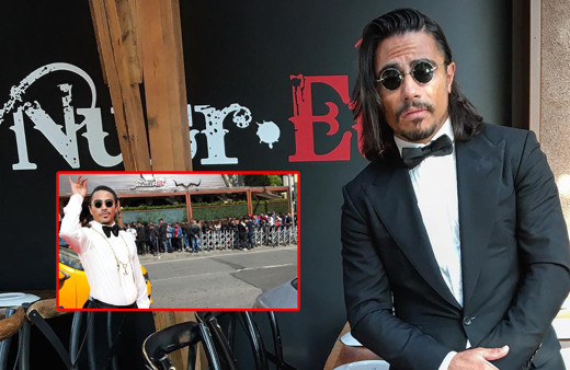 Sosyete kasabı Nusret Gökçe mekanların önünde beklemeleri için para dağıtıyor