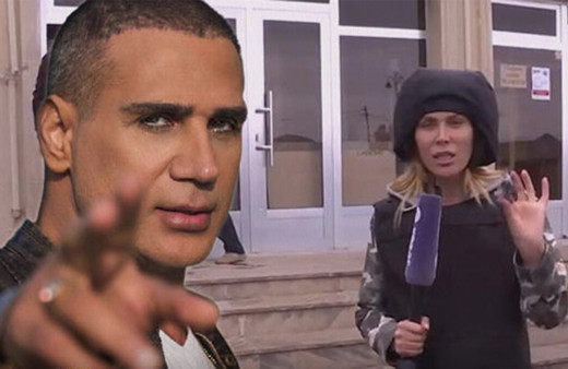 Doğuş'un gazeteci olan Azerbaycanlı eşi cephede görevde