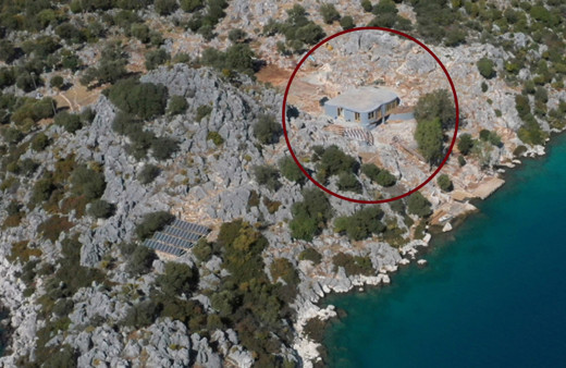 Antalya'da İngiliz'in kaçak villası tepki çekmişti bakanlık harekete geçti