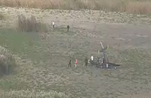 İstanbul Büyükçekmece'de eğitim uçağı düştü! İlk görüntü geldi