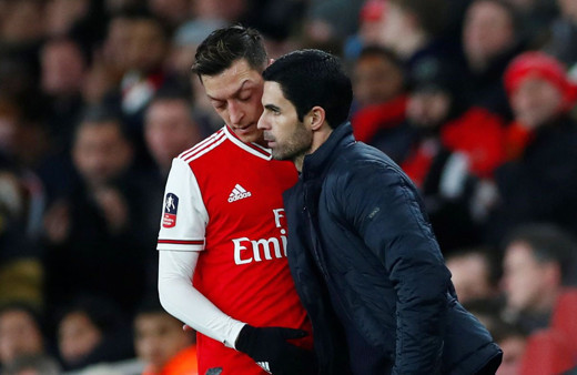 Mesut Özil'e Arteta'dan flaş cevap: Vicdanım çok rahat çünkü...