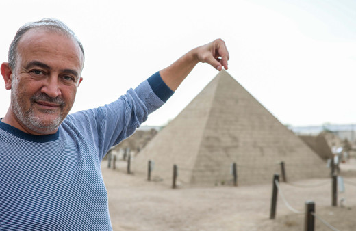 Burası Antalya! Yıllardır ayaktaki piramit rekorlar kitabına girmeye aday