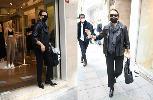 Demet Akbağ'ın gergin anları muhabirlerden koşar adım uzaklaştı