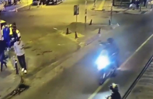 Güngören'de tribün liderinin öldürüldüğü silahlı saldırı kamerada