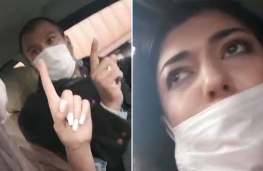 Taksiciden kadın müşteriye şok tehdit: Seni gebertirim kadın