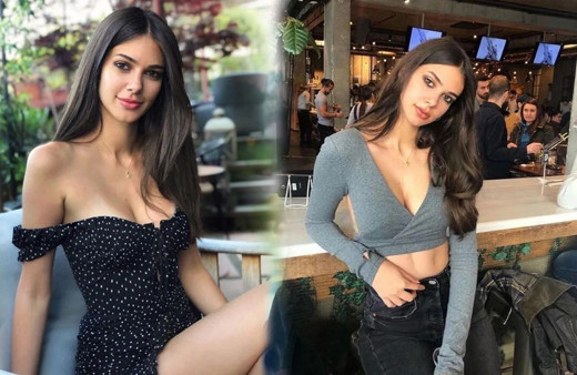 Defne Samyeli'nin kızı Deren Talu bacak şov yaptı seksi elbisesi instagramı yıktı geçti