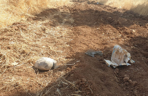 Şanlıurfa'da toprağa gömülü halde 8 kilogram patlayıcı bulundu