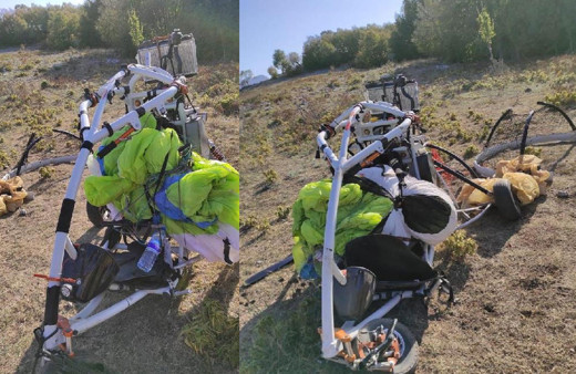 Hatay'daki patlamada yeni gelişme! Teröristlerin geldikleri paramotor ele geçirildi