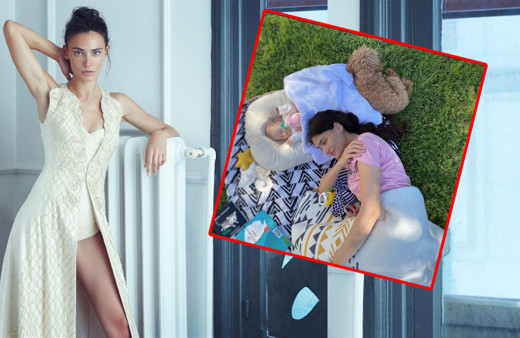 Saadet Işıl Aksoy'un bebeğini sapıklardan koruma yöntemi! Bakın ne yapıyor