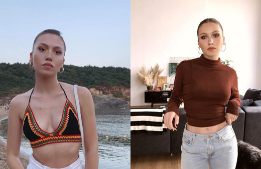 Duygu Özarslan bornozla poz verince takipçileri tarafından alay konusu oldu