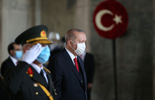 Cumhuriyet'in 97. yılı! Devletin zirvesi Erdoğan ile birlikte Anıtkabir'de çok özel fotoğraflar