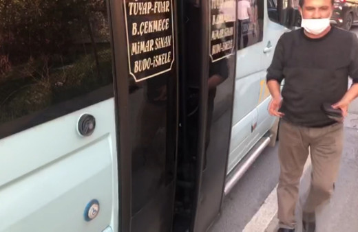 22 yolcu taşıyan şoför cezayı görünce polise yalvardı: Bu seferlik idare et