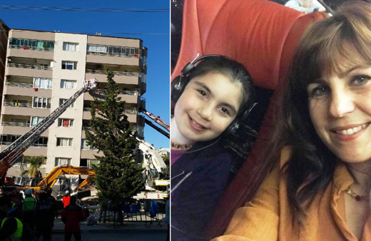 Aydınlı anne ve kızı depremde hayatını kaybetti
