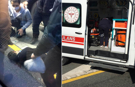 Avcılar'da metrobüs yayaya çarptı! Yaralılar var