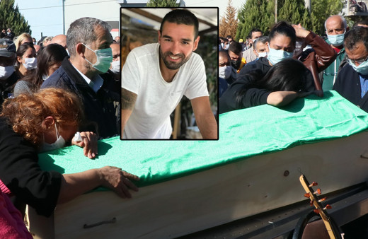 İzmir'de Ali Çağın Kaygusuz gözyaşlarıyla uğurlandı! Annesi ve nişanlısı tabuta sarıldı