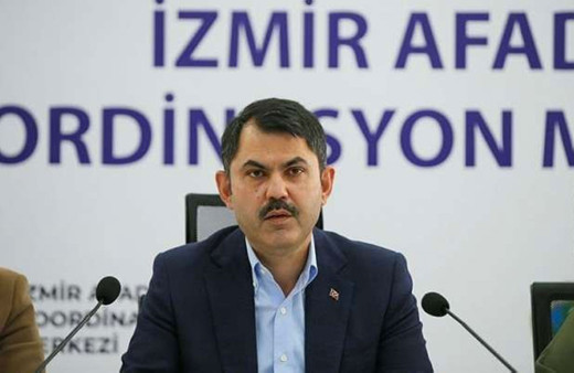 Çevre ve Şehircilik Bakanı Murat Kurum'dan İzmir depremi açıklaması