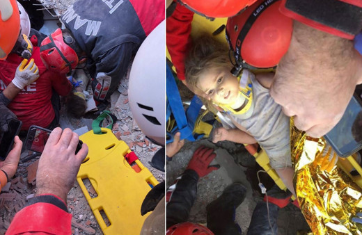 İzmir depreminde 91 saat sonra Ayla bebek enkazdan canlı çıkarıldı
