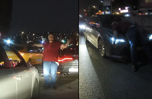 İstanbul'da trafikte bu kez yanlış kişiye çattı! Feci şekilde dayak yedi