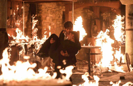 Show TV Alev Alev dizisindeki gerçek yangın sahnesi tam not aldı