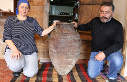 Artvin'de tarihi küp gün yüzüne çıktı köylülerin hayatını kurtardı