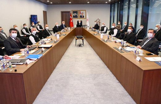 Koronavirüsü atlatan Bakan Süleyman Soylu'dan ilk toplantı mesaiye başladı