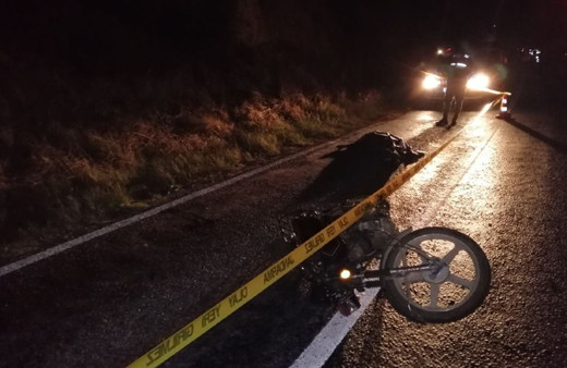 Aydın'da kamyona arkadan çarptı! Feci şekilde can verdi