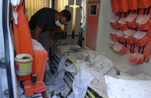 Özel hastanenin ambulansında yanan kadından kötü haber