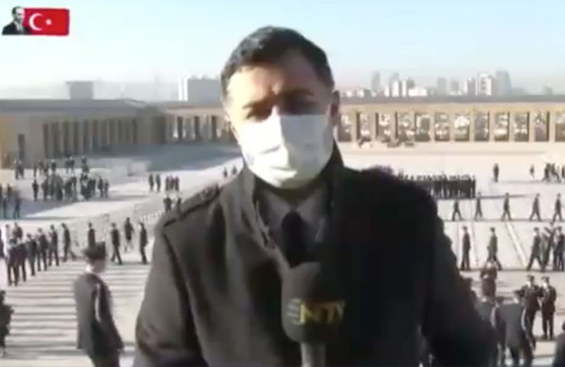 NTV, canlı yayında Anıtkabir'den çıkarıldı! 10 Kasım anmasında garip olay