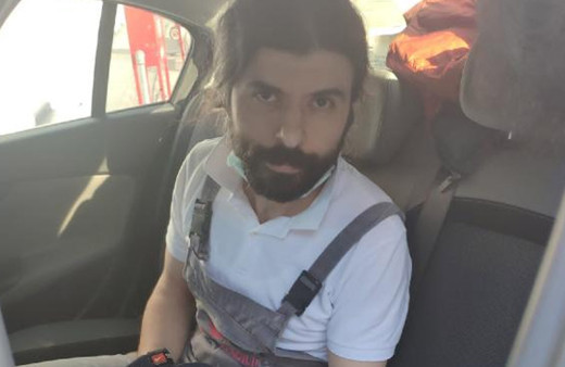 Trabzon'da FETÖ şüphelisi eski yüzbaşı inşaatta çalışırken yakalandı