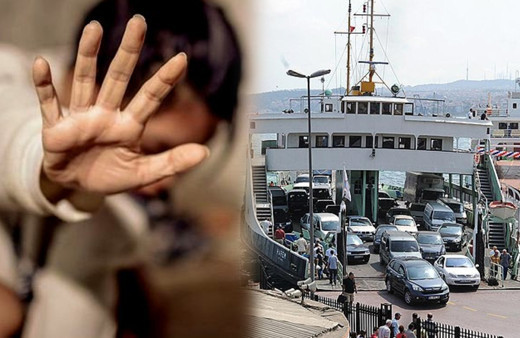 Muavin rezaleti! İstanbul'da feribotta hava aldırma bahanesiyle dışarı çıkarıp bakın ne yaptı