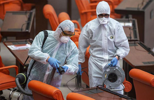 TBMM'de koronavirüse karşı ziyaretçi yasağı kararı