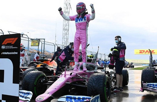 F1 Türkiye Grand Prix'inde sıralama turlarında zaferi Lance Stroll elde etti